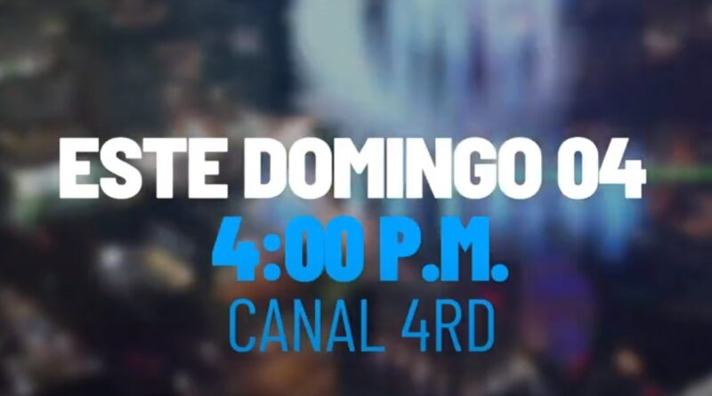 Hoy día 4 a las 4, por el canal 4 será el Festival Calle 8 Live