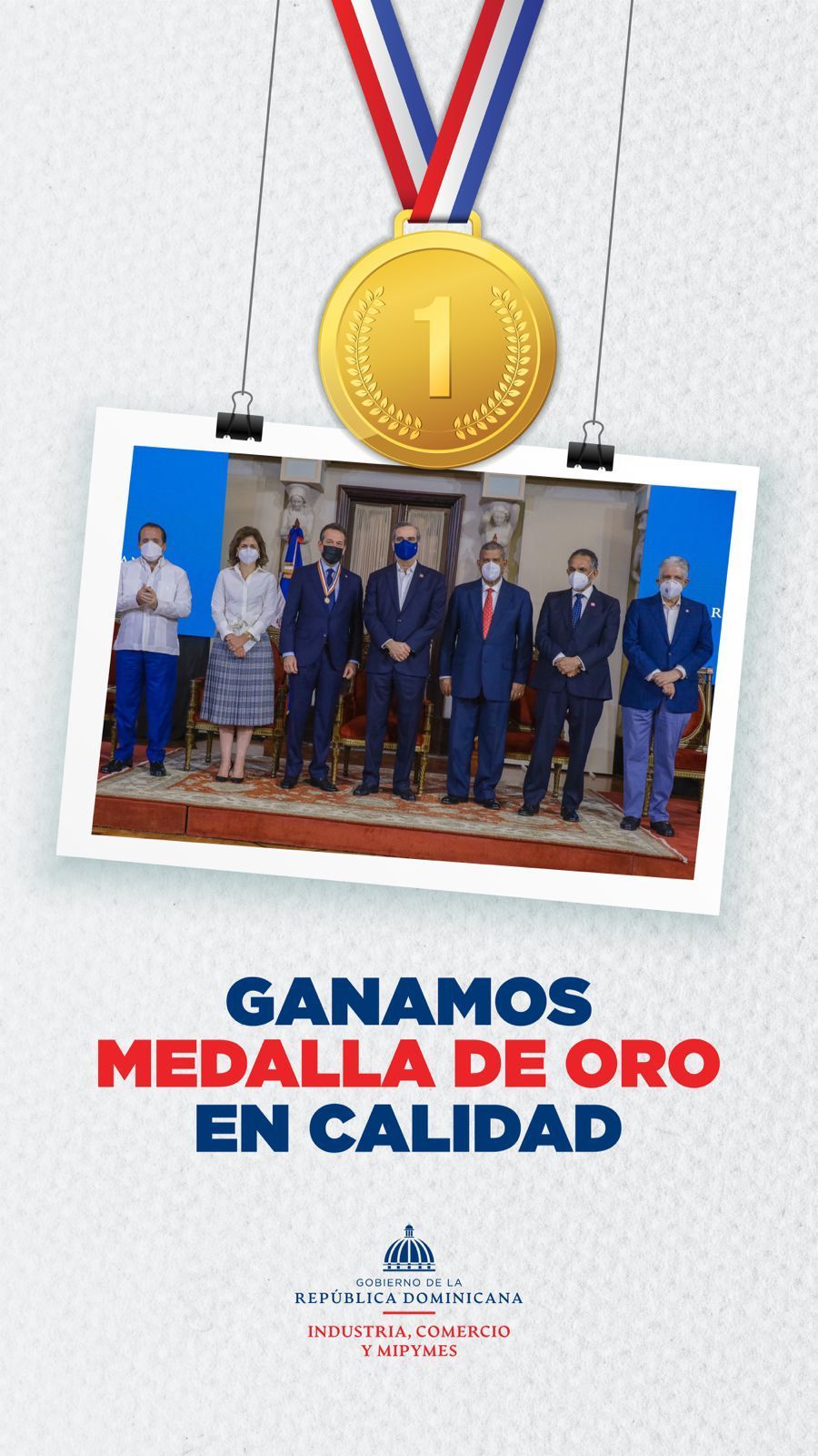 Presidente Luis Abinader entrega XVII Premio Nacional a la Calidad del Sector Público