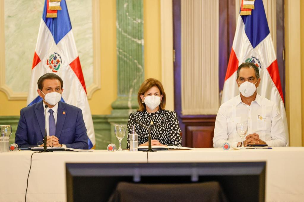 Vice presidenta Raquel Peña y el Ministro de Salud Daniel Rivera informan a partir del 7 de febrero Vacunaran niños de 5 a 11 años