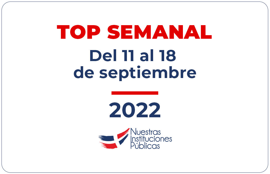 Top Semanal del 11 al 18 de septiembre de 2022