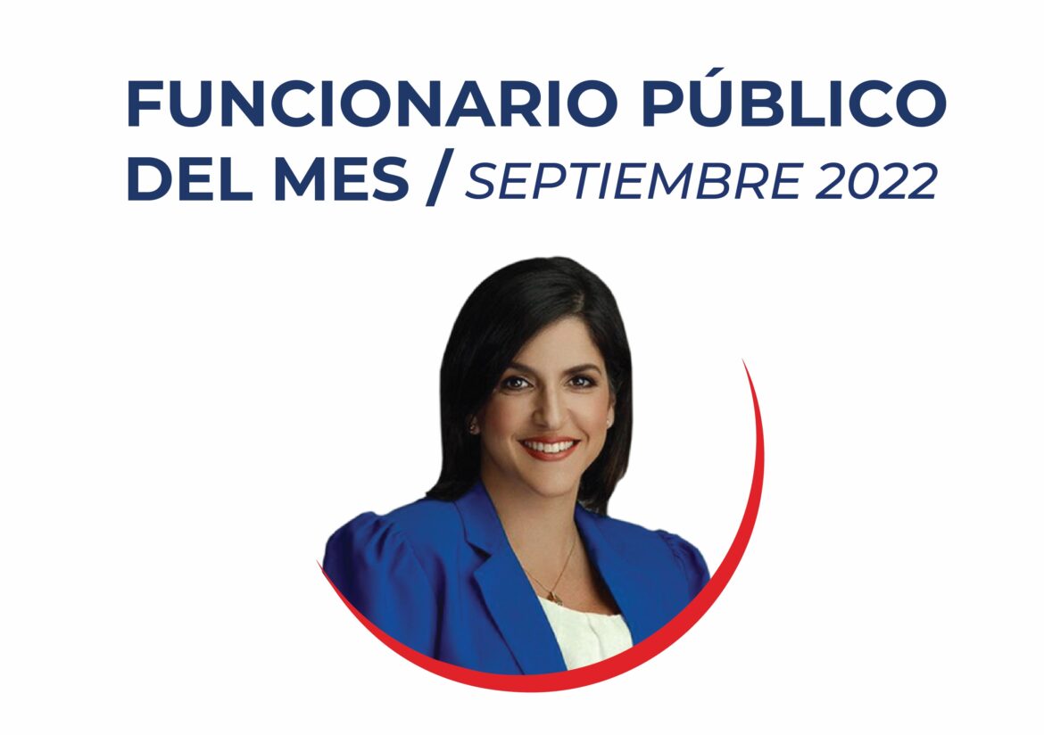 Biviana Riveiro, directora ejecutiva de Pro Dominicana, Funcionario Público del mes
