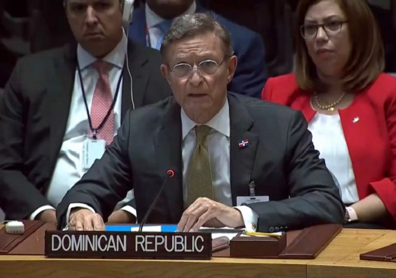 Canciller Roberto Álvarez reafirma en la ONU asistencia internacional es urgente en Haití