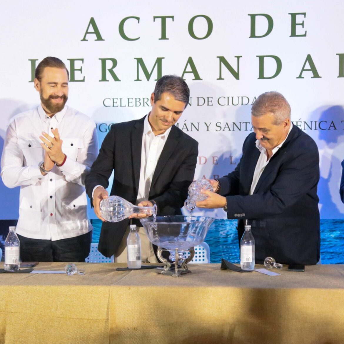 Los Alcaldes Carolina Mejía y Alfredo Lucchesi celebran hermandad histórica entre Santo Domingo de Guzmán y Santa Doménica Talao