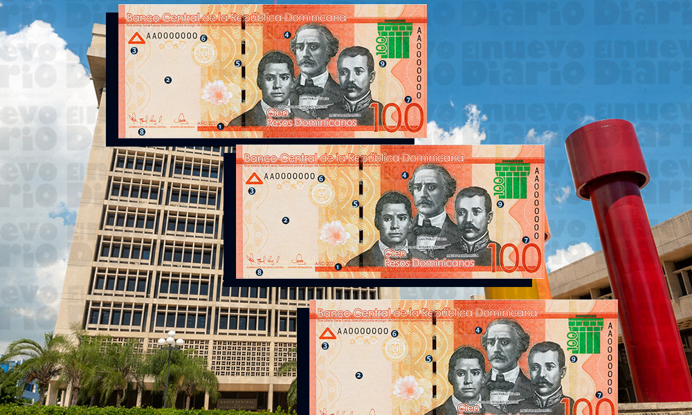 Banco Central pone en circulación nuevo billete de RD$100, año 2021