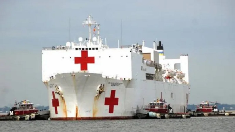 SP y USAID ultiman detalles para recibir Buque Hospital Militar USNS Comfor