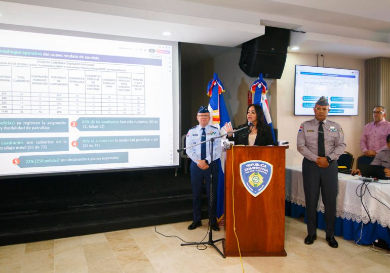 Nuevo modelo de patrullaje cubre el 82 por ciento del Distrito Nacional con enfoque móvil y a pie
