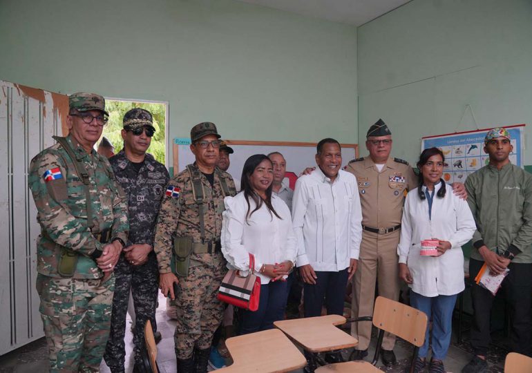 Ministerio de Defensa realiza operativo médico en Duvergé