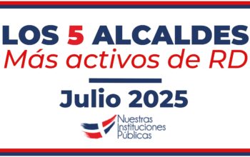 alcaldes mas activos julio 2025