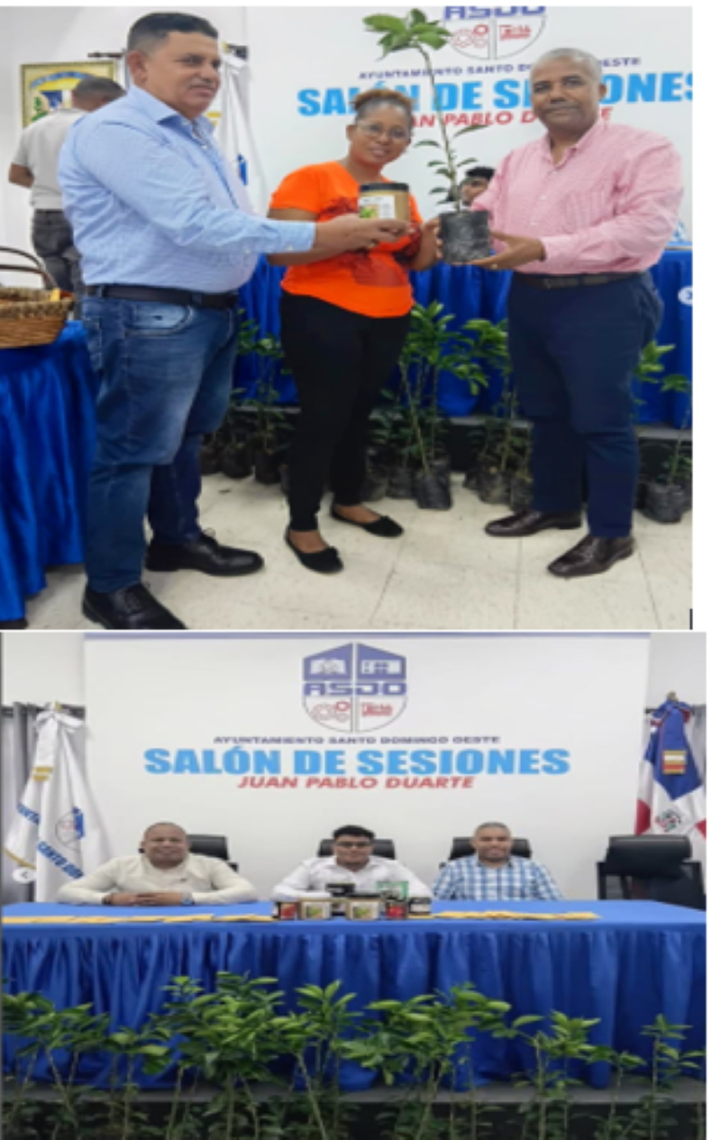 Alcaldía de Santo Domingo Oeste y FEDA implementan el programa “Siembra Tu Patio en Familia” para el fortalecimiento de la producción agrícola comunitaria.