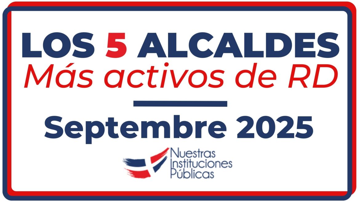Los acaldes mas activos septiembre 2025