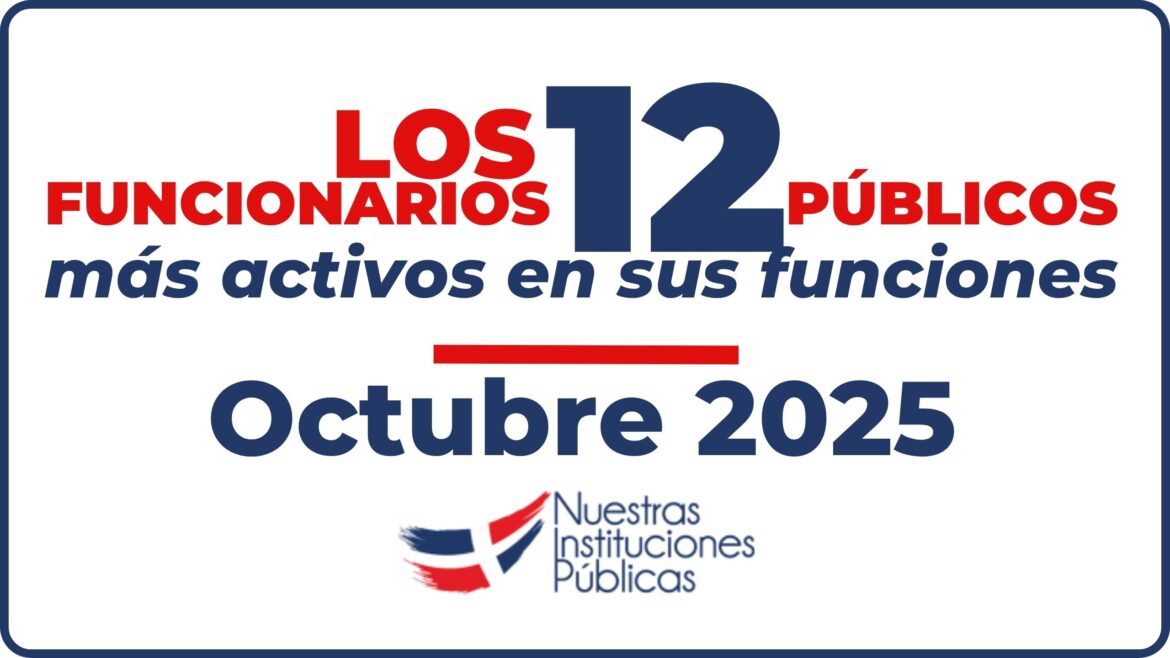 12 funcionarios mas activos