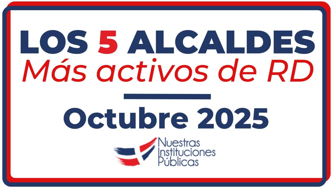 Alcaldes de octubre 2025