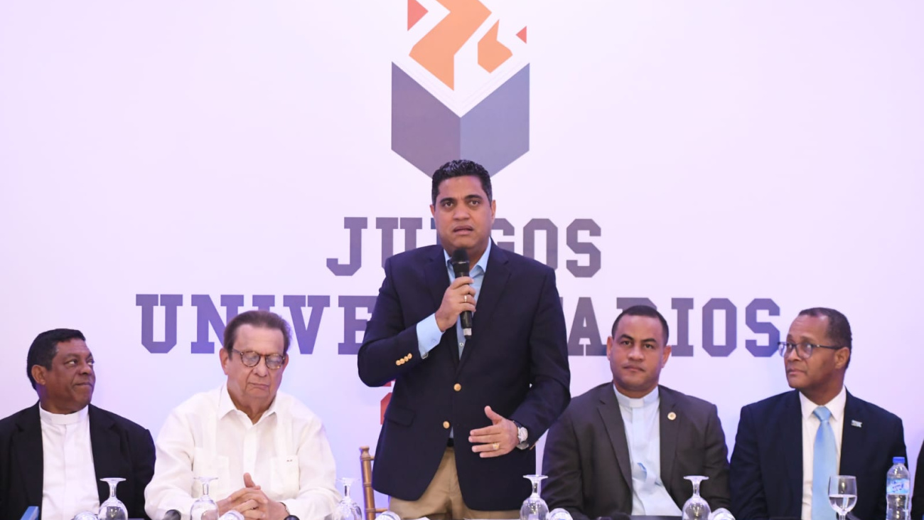 Ministro Kelvin Cruz anuncia el rescate de los Juegos Deportivos Universitarios 2025