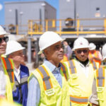 Ministro Joel Santos verifica los avances de construcción de la planta Energía 2000