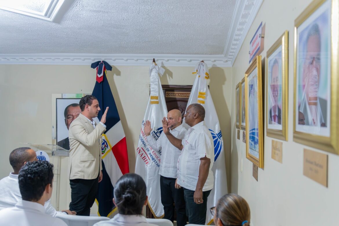 INABIE juramenta su nuevo encargado regional en San José de Ocoa*