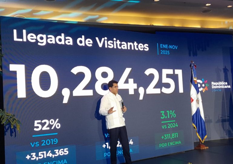 David Collado reitera que RD recibirá unos 500 mil turistas argentinos este año