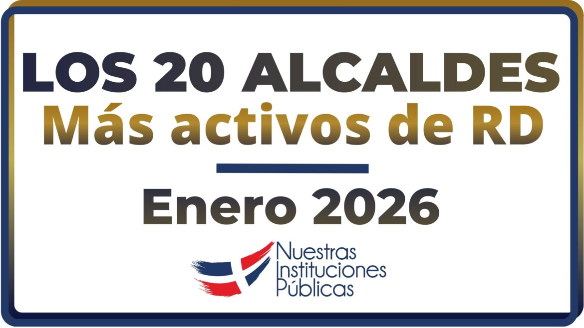 Alcaldes mas activos enero 2026